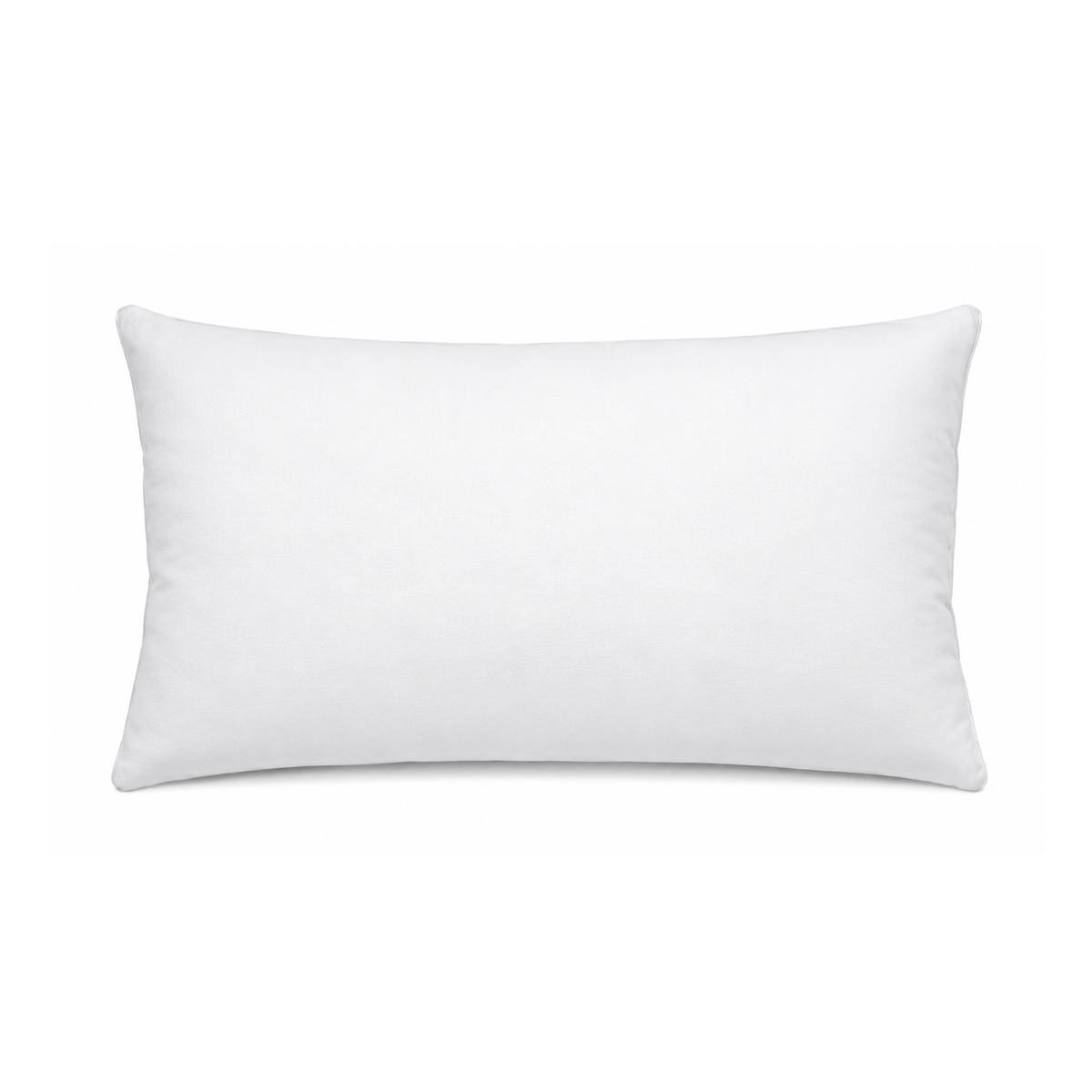 Wit polyester binnenkussen 30x50 cm, rechthoekig vulkussen met vlakke tijk