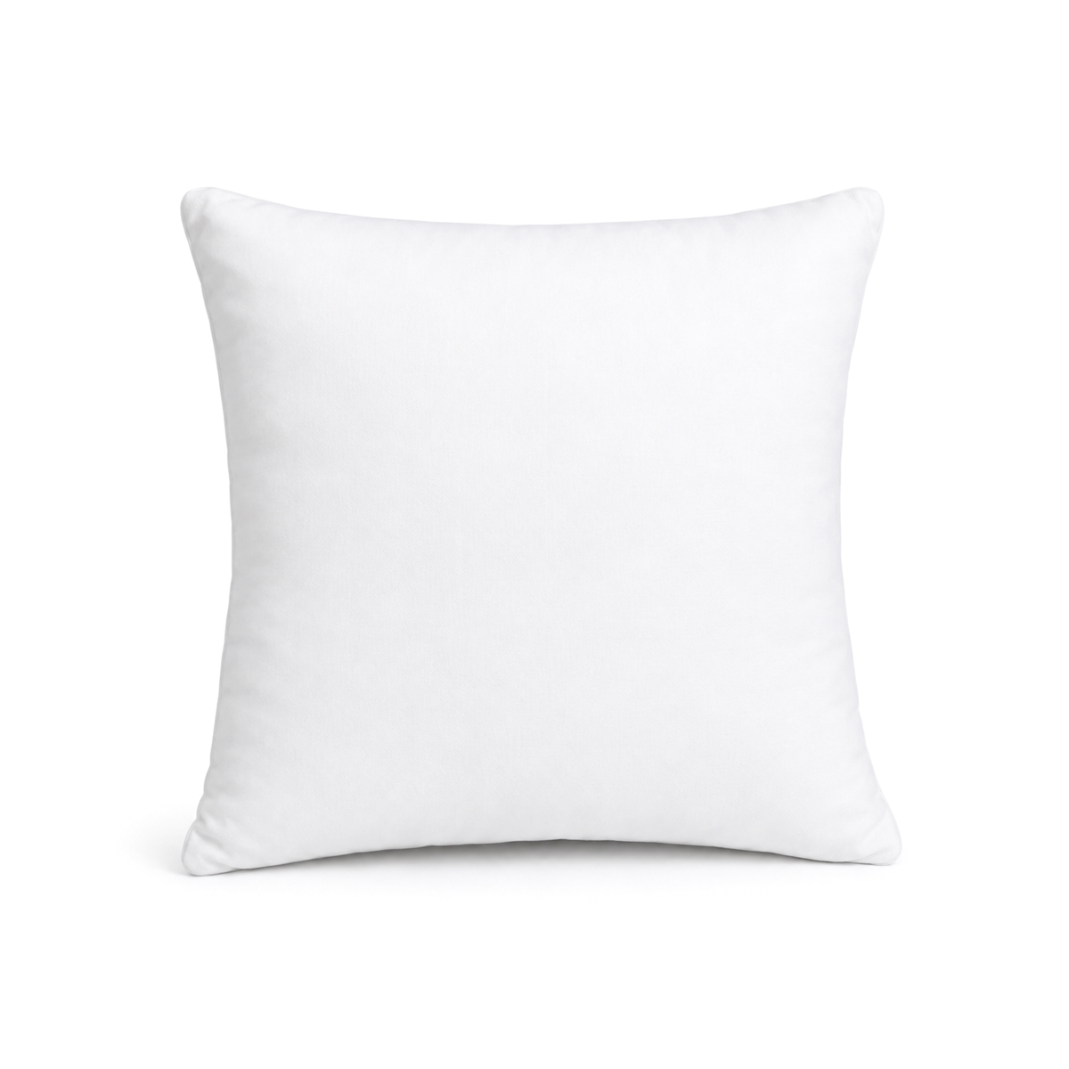 Wit polyester binnenkussen 40x40 cm, vierkant vulkussen met gladde tijk