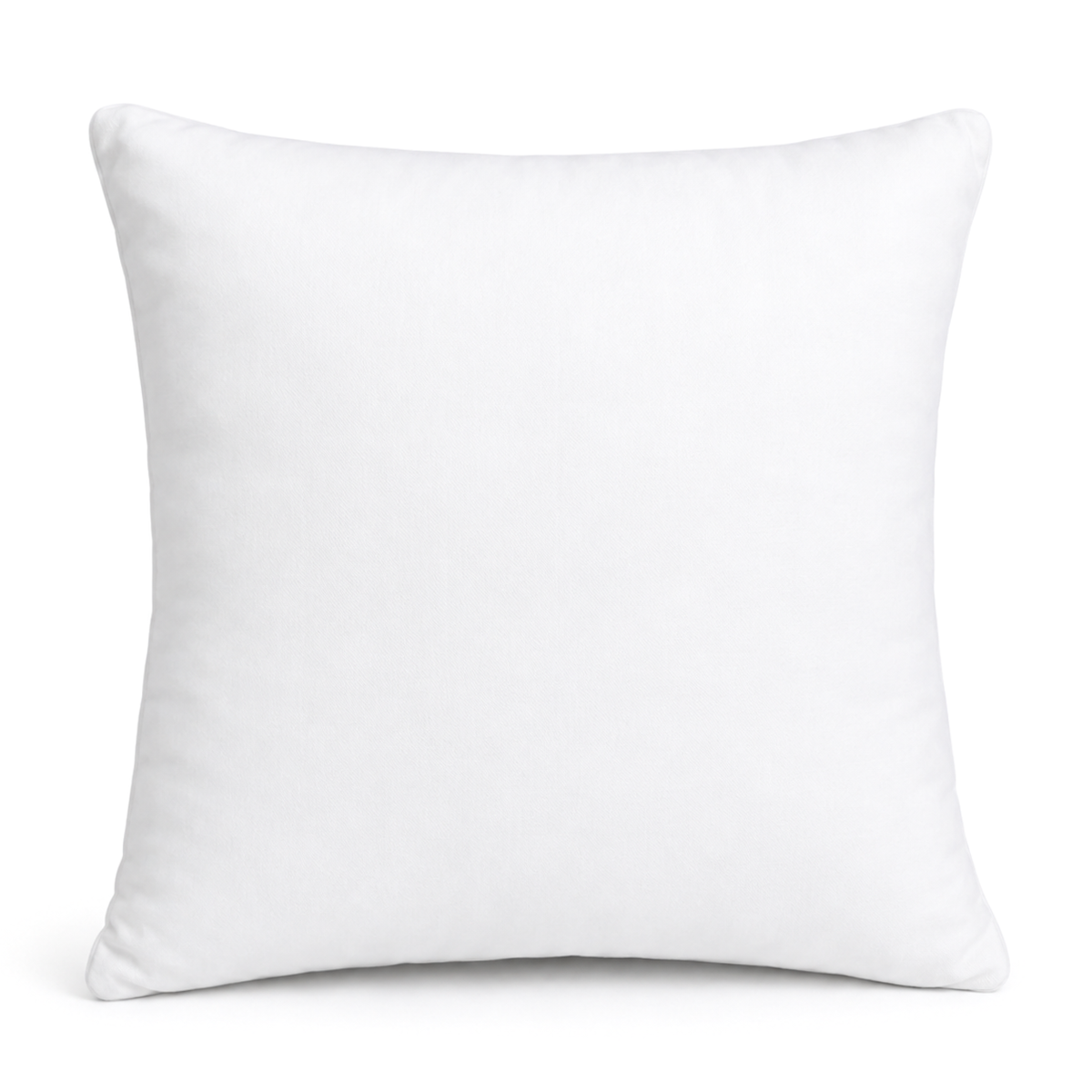Wit binnenkussen 60x60 cm, polyester vulkussen met volle, vierkante vorm